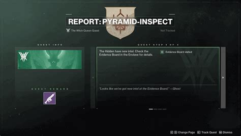 Pyramid-inspect quest - In Bungie's recent communications they said there is a bug where newer players or returning veterans can't access the Preservation mission. My best guess would be to complete any and all other quests you can find that relate to the Throne World. Make sure to check the lost quest terminals as well. Good luck. 1.